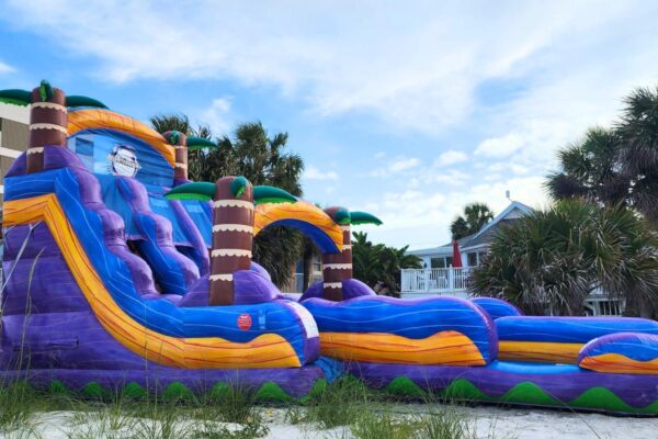 Hurricane Dual Lane Inflatable Water Slide