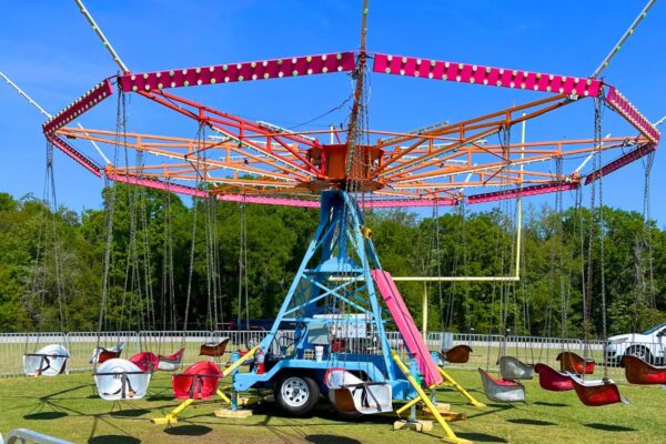 Cyclone Swing Setup out in a Field