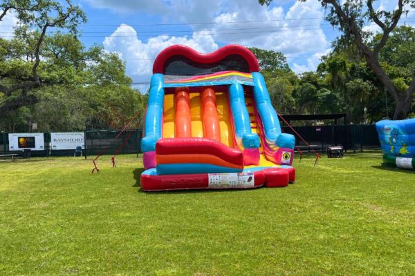 Triple Lane Inflatable Slide